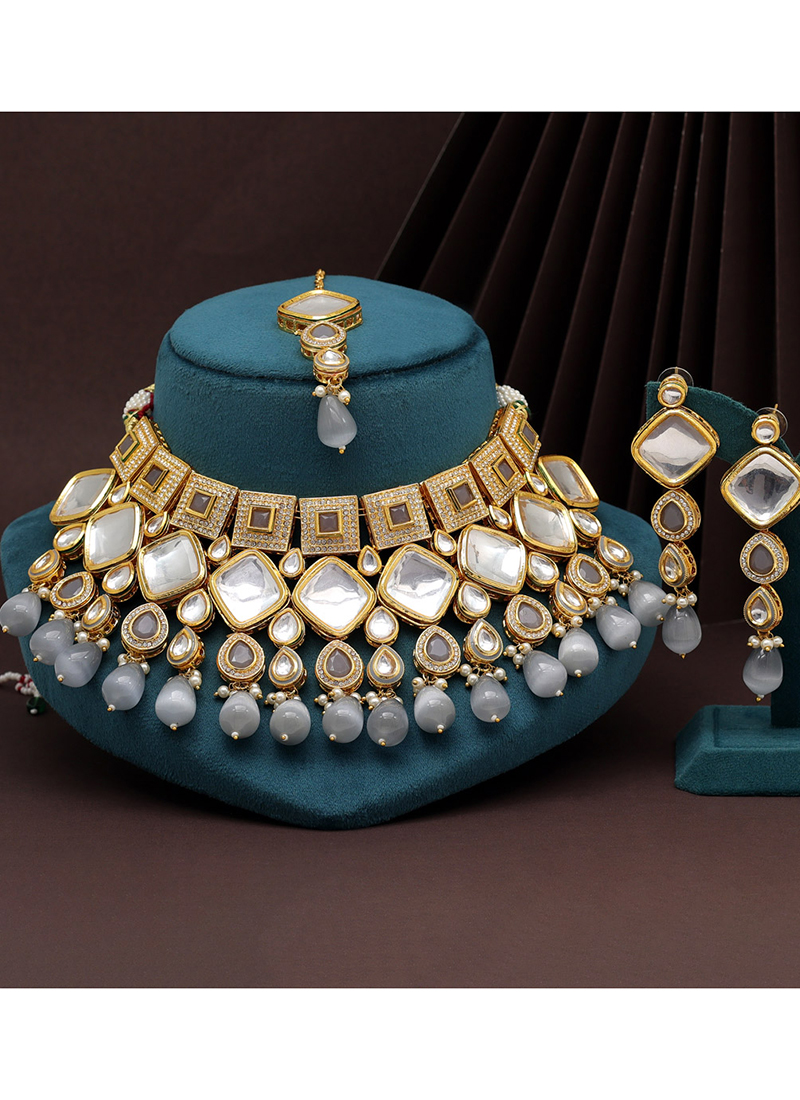 Multicolor - Handcrafted Paka Meenakari Necklace Set